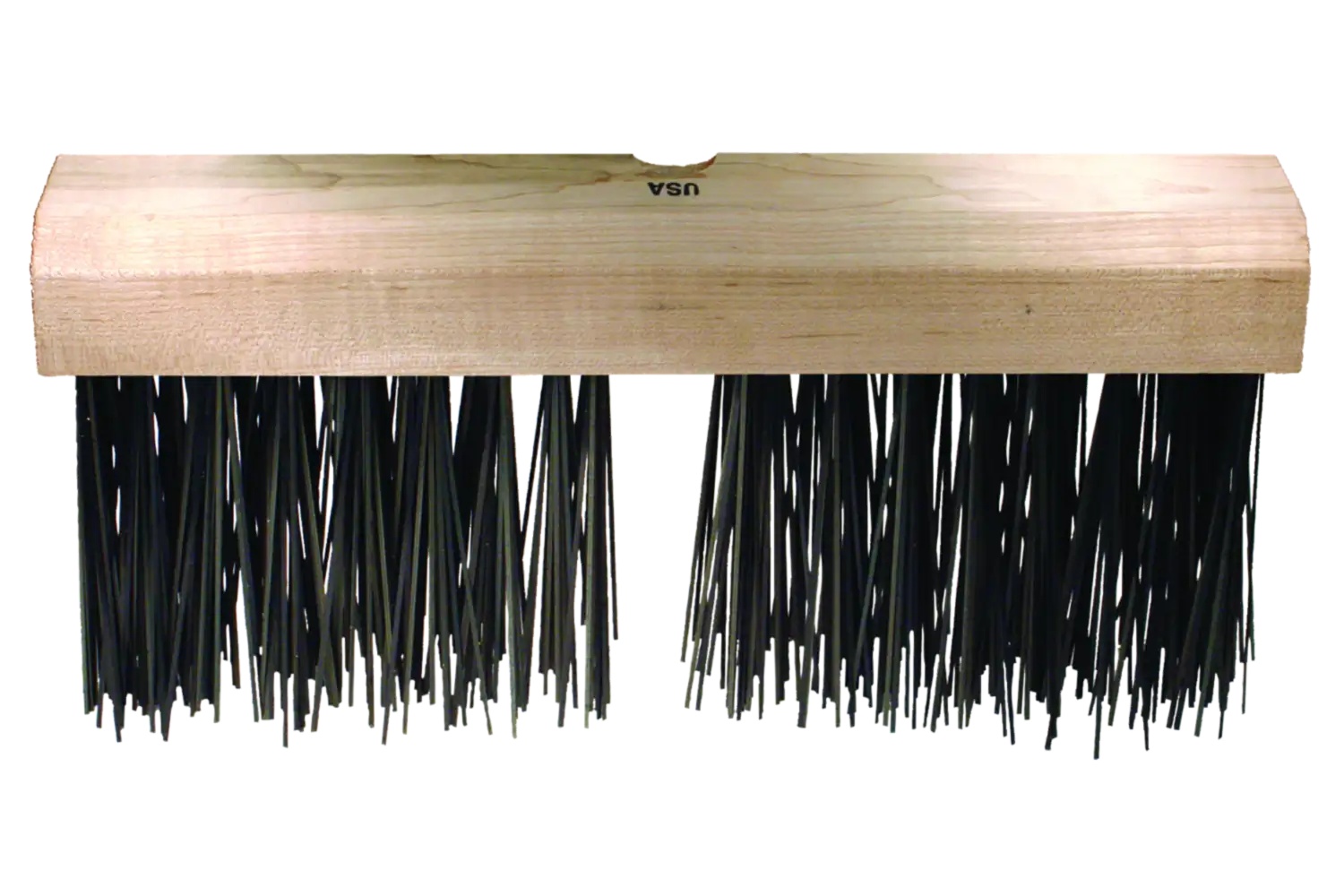 Picture of Pferd Flat Wire Heavy Sweep Broom 14" Length .017x .059" Carbon Steel Wire 5" Trim 89370 79189370